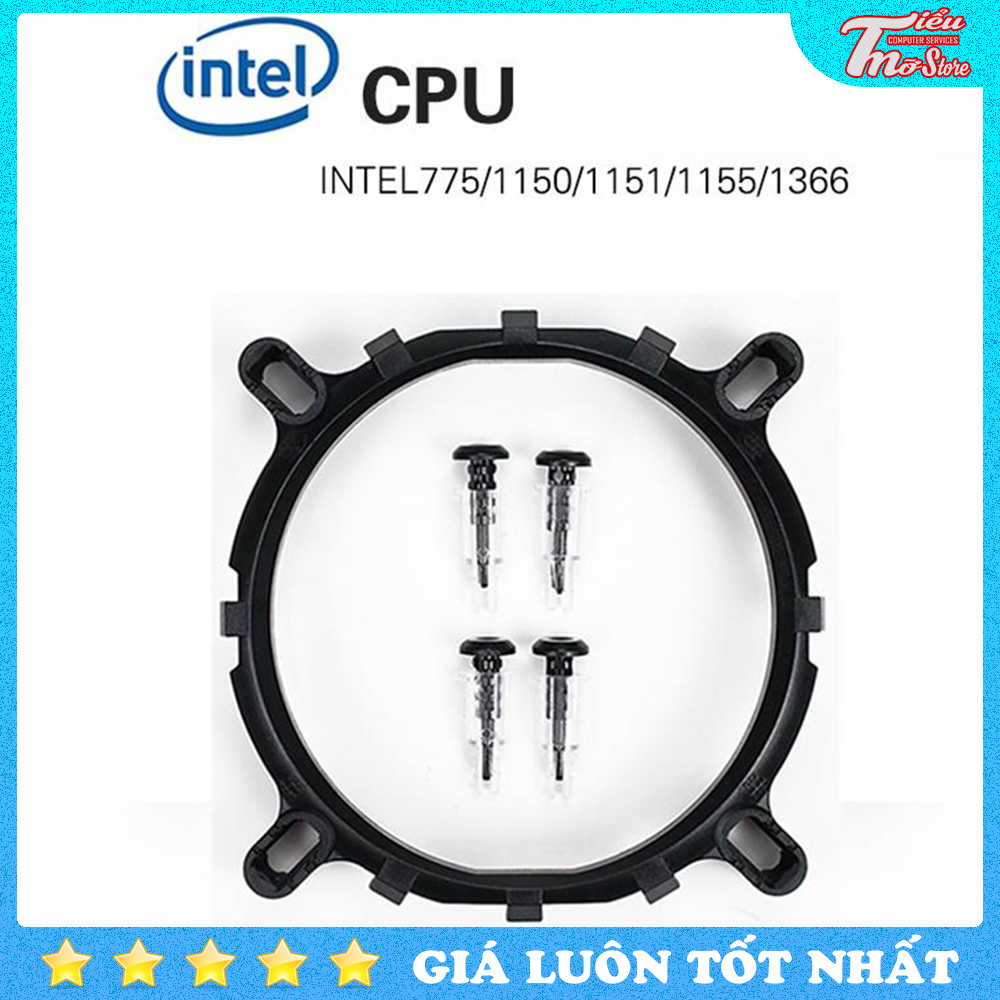 Đế gắn quạt tản nhiệt CPU thích hợp cho Mainboard Intel Socket 775/1150/1155/1156/1366/1200