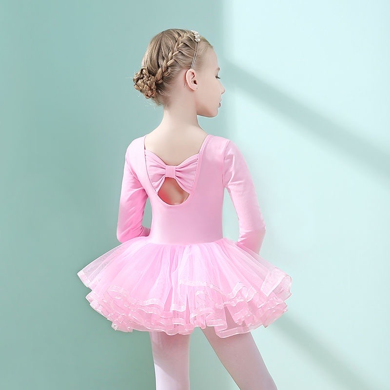 Váy Múa Bale Cho Bé KIDSBALLET Váy Múa Liền Lưng Nơ Váy Múa Cho Bé Gái Váy Múa Ba Lê Váy Múa Trẻ Em Váy Múa Bé Gái - 3