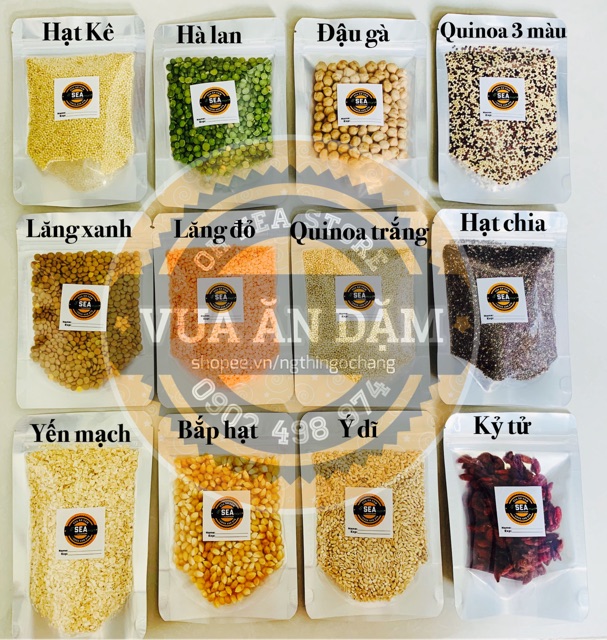 Hạt dinh dưỡng hữu cơ Edison nấu cháo cho bé