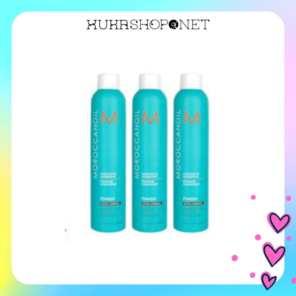 Gôm xịt tóc giữ nếp Moroccanoil Luminous Finish Strong / Extra Strong Hairspray 330ml