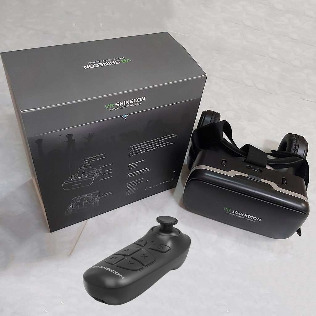 Kính thực tế ảo VR Shinecon G04e, G04ea thế hệ mới cho điện thoại 7.2inch