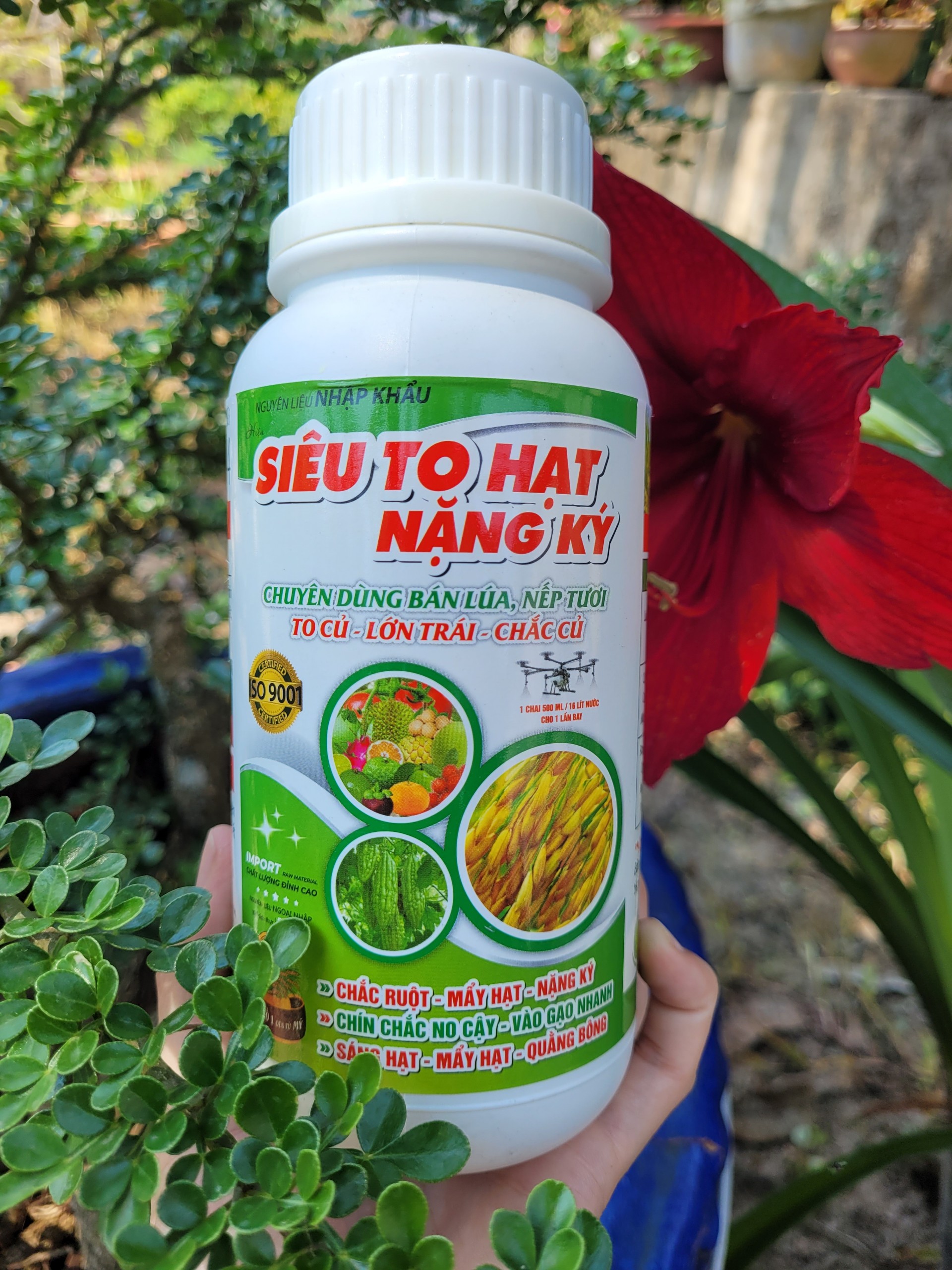 [Freeship Max] Phân bón lá vi lượng SIÊU TO HẠT NẶNG KÝ chuyên dùng bán nếp, lúa tươi chai 500ml_VTNN TRUNG THIEN THINH