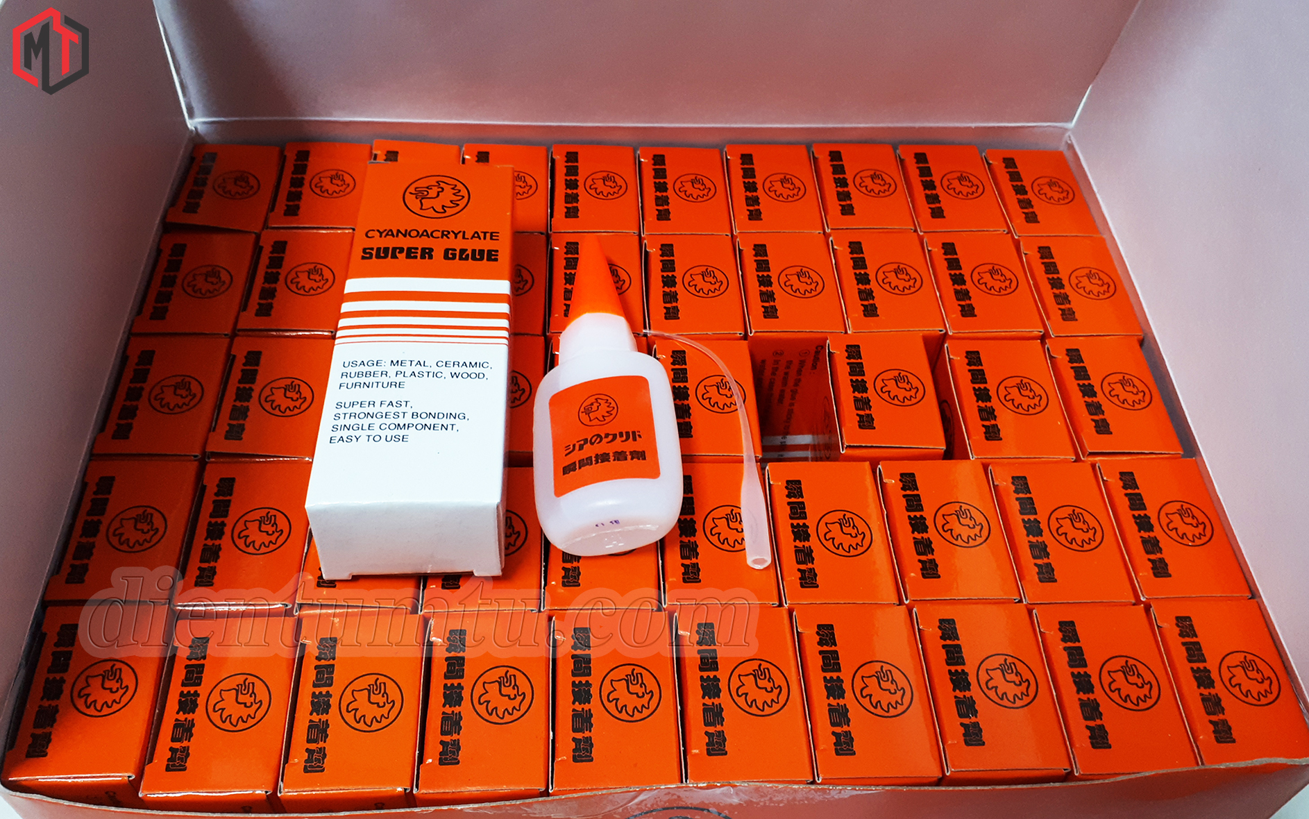 1 Thùng - Keo Dán 502 Cyanoacrylate không tạo khói