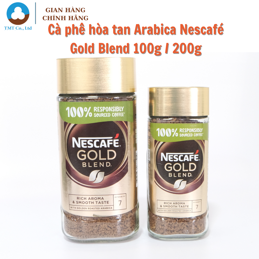 Cà phê hòa tan Arabica Nescafé Gold Blend 100g / 200g nhập khẩu Anh