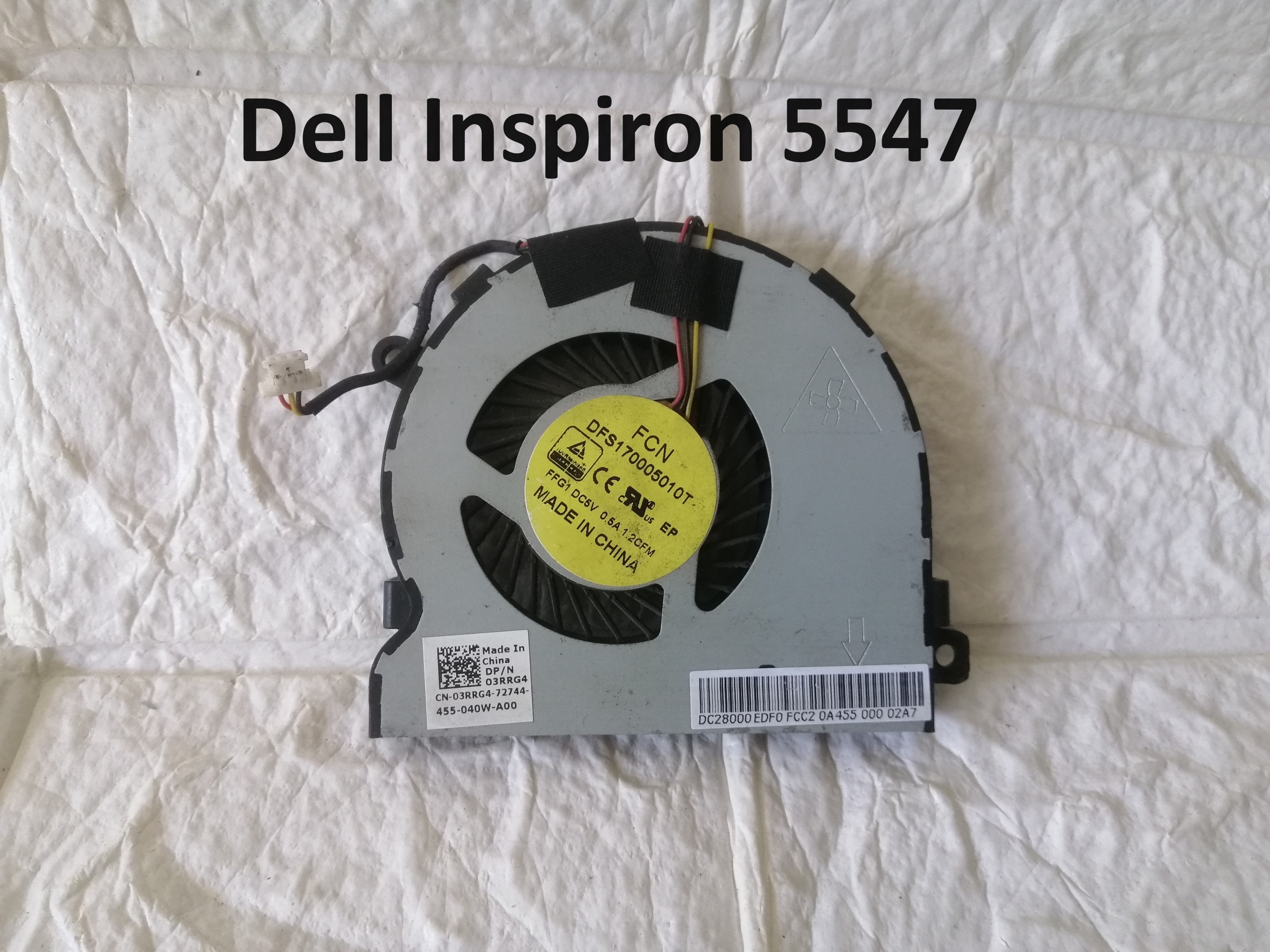 Laptop Cpu Fan Dell Inspiron 5547 5548 5542 5447 5448 3567 3568 3576 3578 3467 3468 3476 3478 0Cgf6X Giá 120,000 Đồng*Miễn phí vận chuyển
