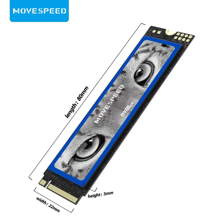 Ổ cứng ssd MOVE SPEED NVMe 256GB PCIe có DRAM Gen3x4 M.2 2280 - Full Box -