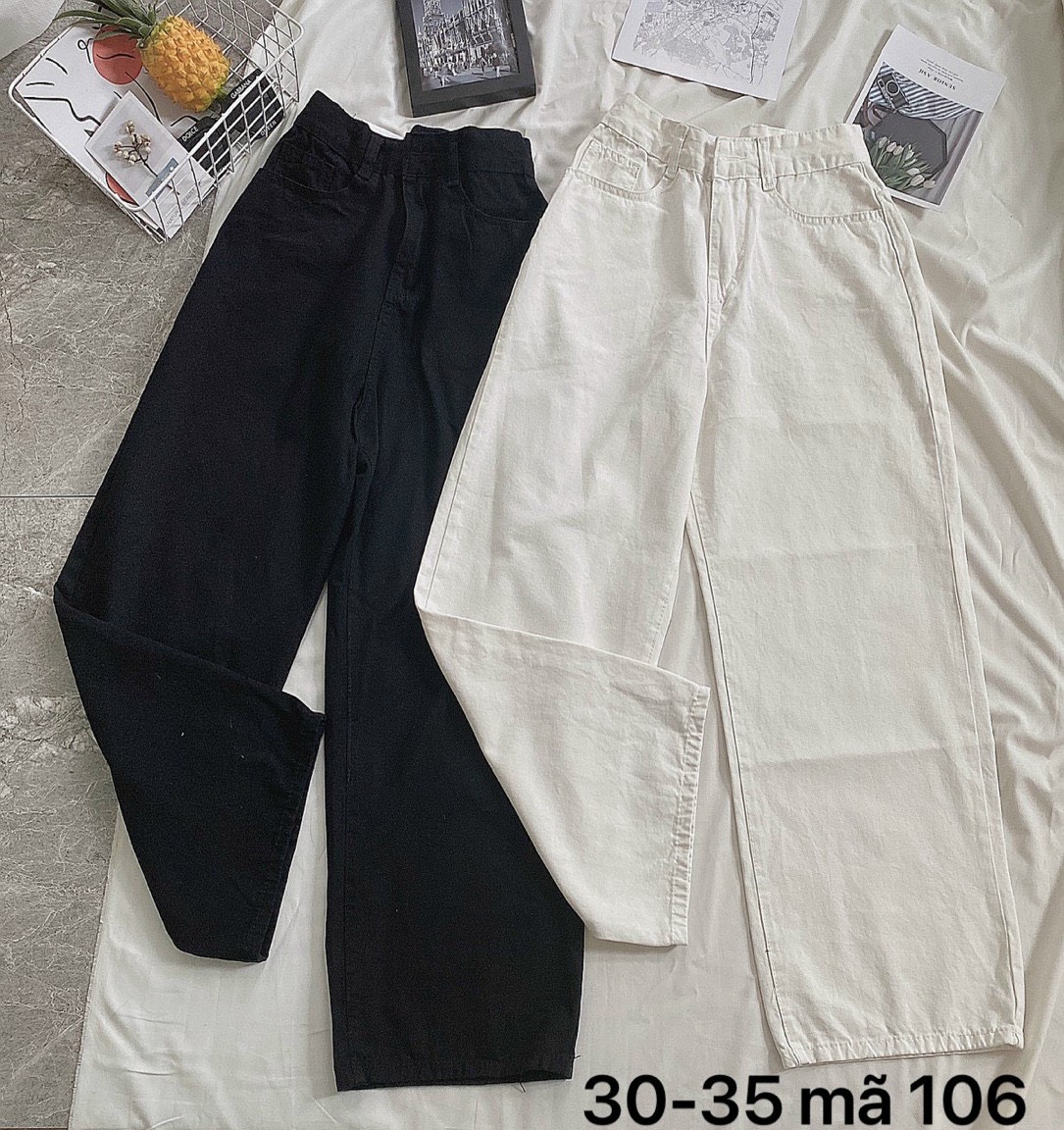 Quần baggy nữ kaki ống suông rộng hàng vnxk lưng cao thời trang cao cấp bigsize MS106 Kika jeans