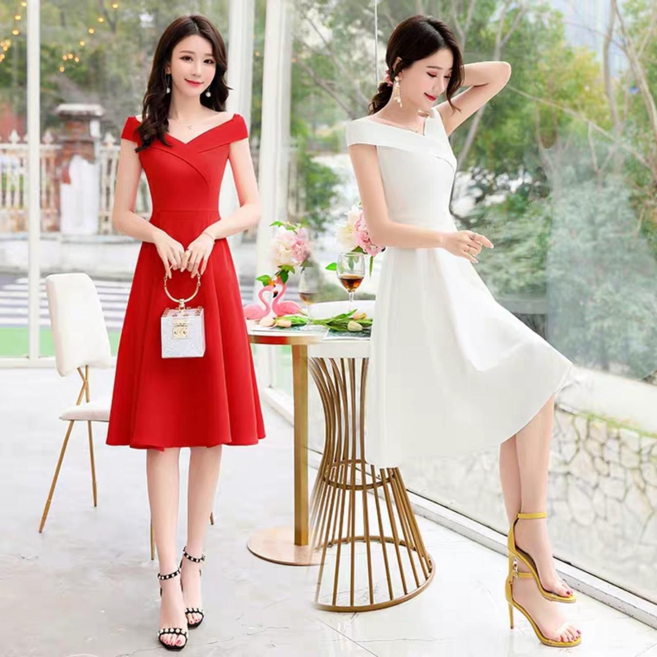 [HCM]ĐẦM XÒE VAN HOA LỤA SIÊU ĐẸP THỜI TRANG CAO CẤP NỮ TÍNH