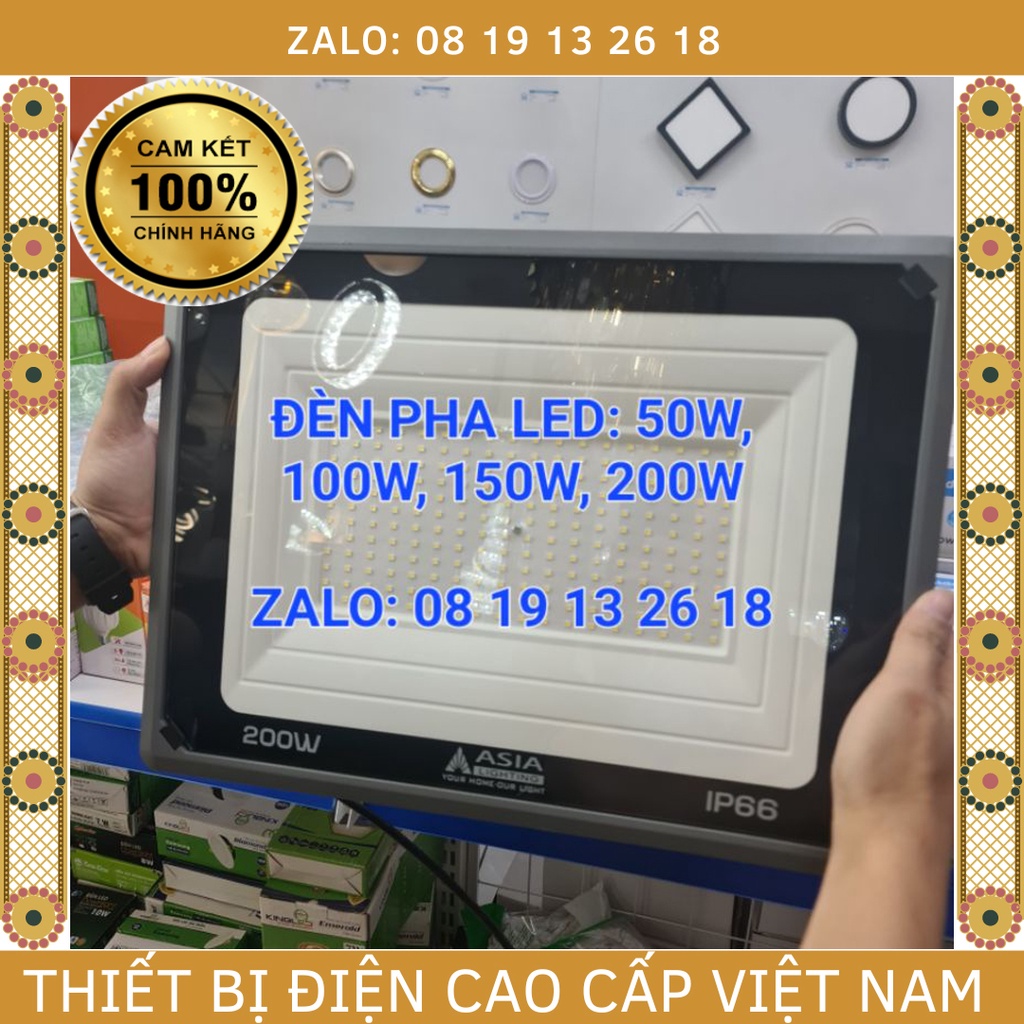 Đèn pha led asia 50w, 100w, 150w, 200w model fle chống nước ip66