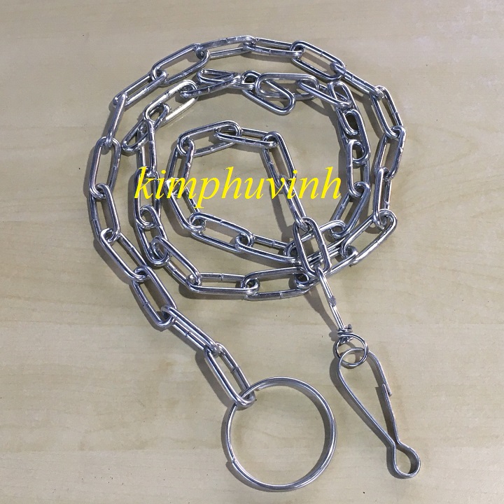 01 sợi - size 4mm dây xích dài 1.4m - dây xích trung dài 1.4m