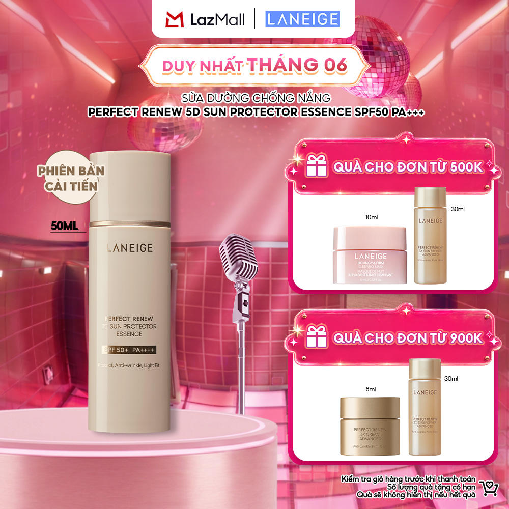 Sữa dưỡng chống nắng Laneige Perfect Renew 5D Sun Protector Essence SPF50 PA+++