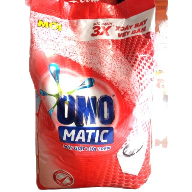 Bột Giặt Omo Matic 5,7kg Đỏ cửa trên