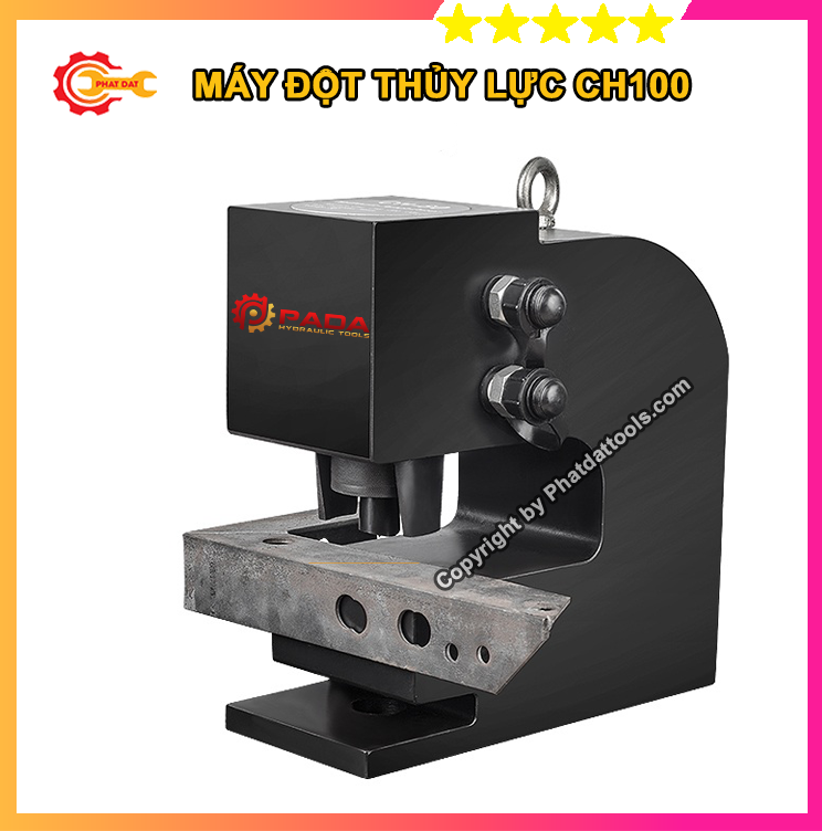 Máy đột thủy lực ch100 - đột bản dày 20mm - nhanh, mạnh, chính xác - thợ săn máy ngon
