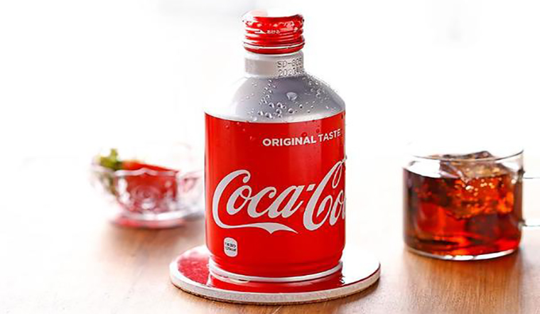 1 Lon Nước ngọt Coca Cola chai nhôm nắp vặn 300ml [ Made in Japan ]