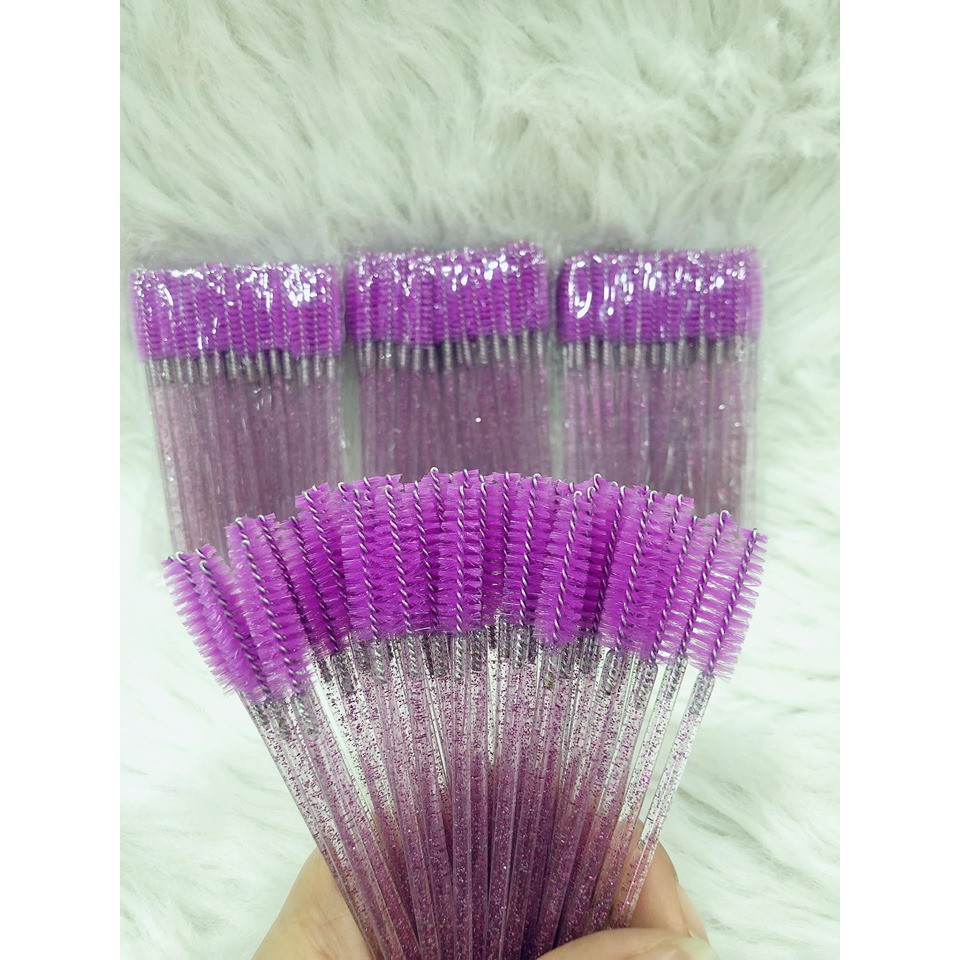 Set 5 cây cọ chải mi tím trong suốt đáng yêu, sản phẩm chất lượng, đảm bảo an toàn sức khỏe người dùng, cam kết cung cấp mặt hàng đang được săn đón trên thị trường