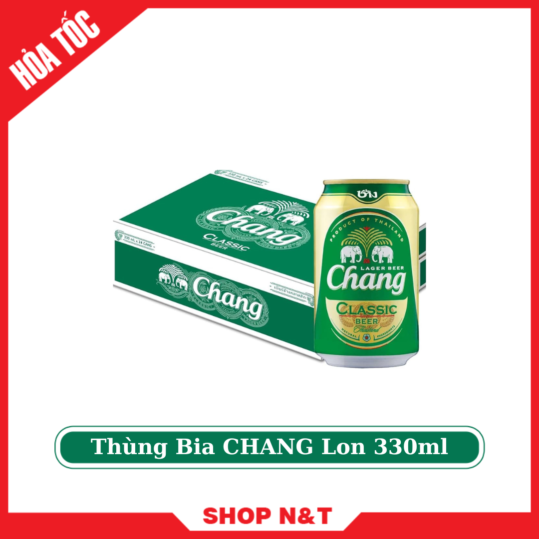 [Siêu Tốc - HCM] Bia Chang THÁI LAN Thùng 24 Lon x 330ML/500ML