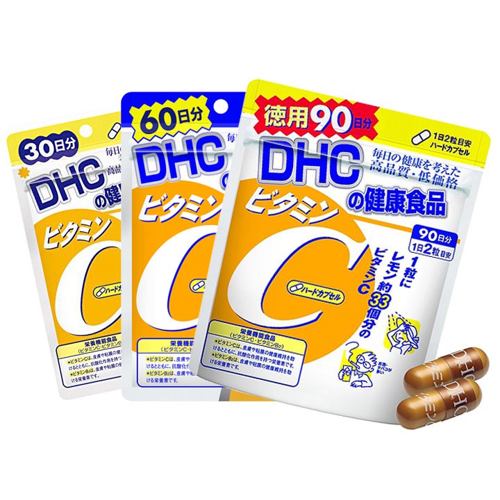 HÀNG NHẬP KHẨU - Viên Uống DHC Bổ Sung Vitamin C Nhật Bản 30 ngày (Gói 60 Viên), 60 ngày (Gói 120 Viên), 90 ngày (Gói 180 Viên) - DuocmyphamDrAn