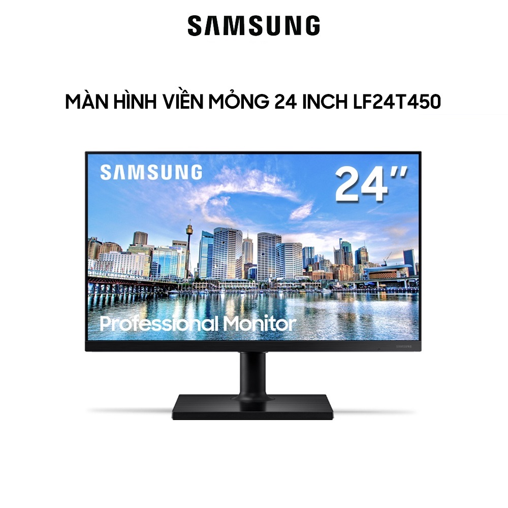 Màn hình samsung lf24t450 24 inch ips 75hz viền mỏng - hàng chính hãng