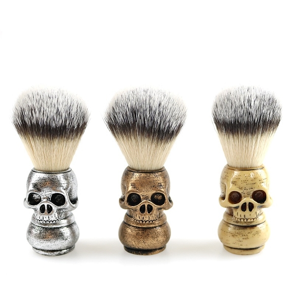 Chổi quét bọt cạo râu Barber đầu lâu