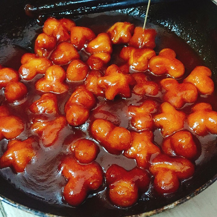 1kg bánh gạo sao hoa tim