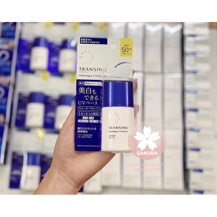 [HCM]Kem Chống Nắng Transino Whitening Day Protector Spf 50 Pa+++