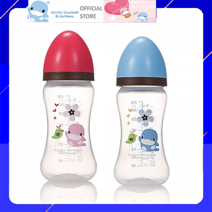 Bình sữa cổ rộng nhựa pp 270ml kuku ku5930a