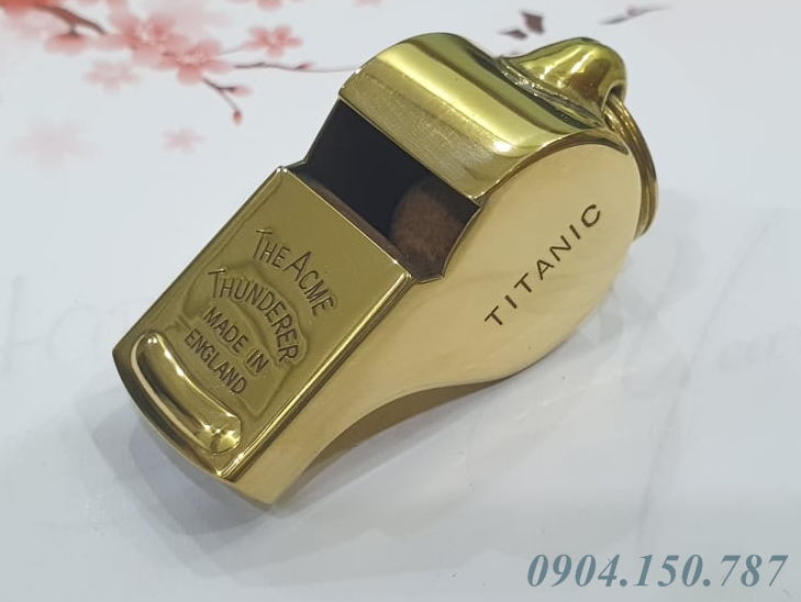 Còi Đồng Acme Thunderer Whistles Titanic Polished Brass