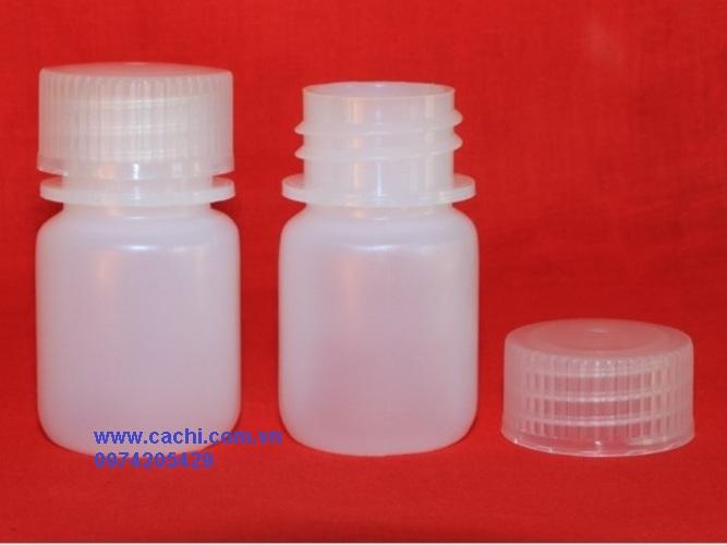 Chai nhựa PP 30ml chịu hóa chất - Bộ 5 cái - CPP30ml