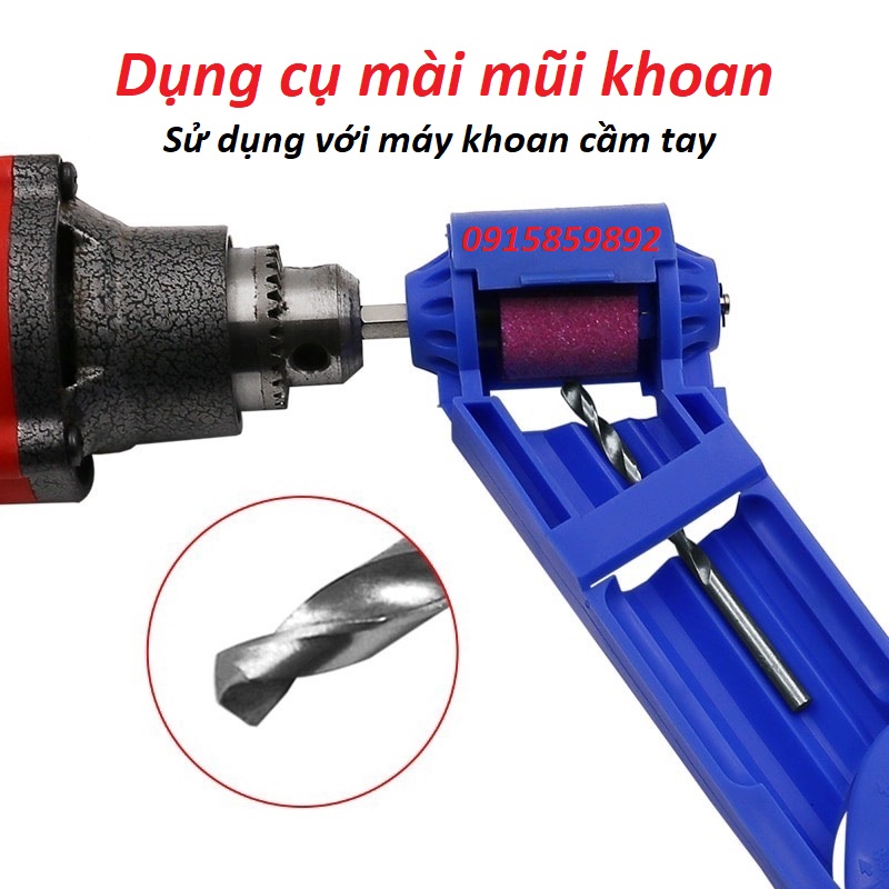 Dụng cụ mài mũi khoan, cữ mài mũi khoan 2mm - 12.5mm sử dụng với máy khoan cầm tay