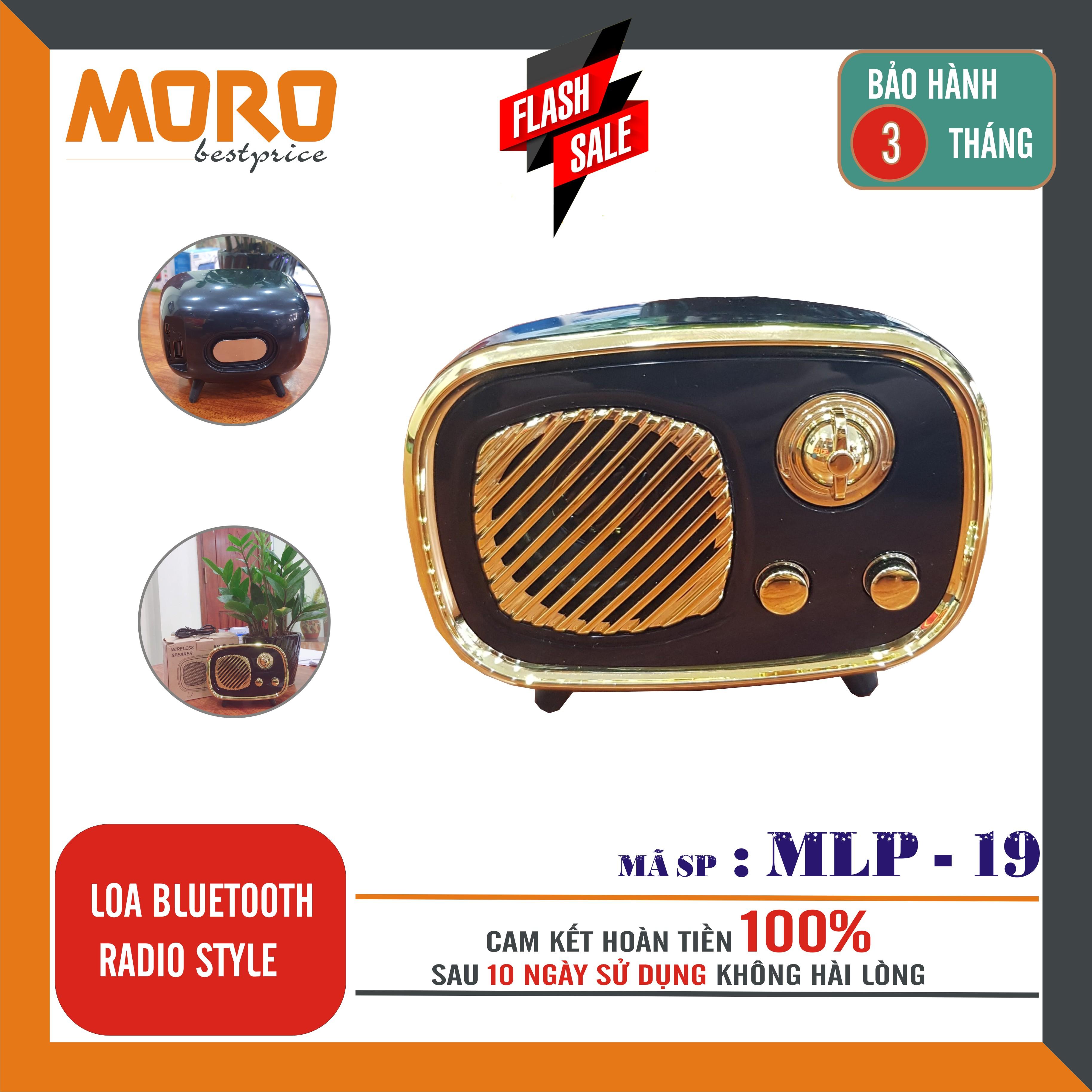 Loa bluetooth kiểu dáng Radio độc đáo - MLP 19