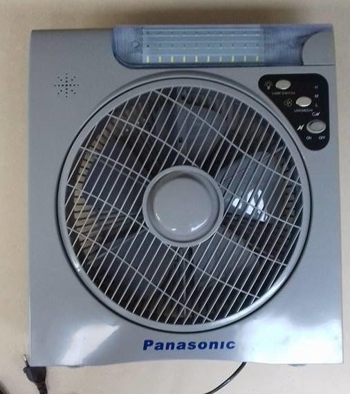 Quạt tích điện Pana - Quạt sạc Panasonic - 6969- quat tich dien
