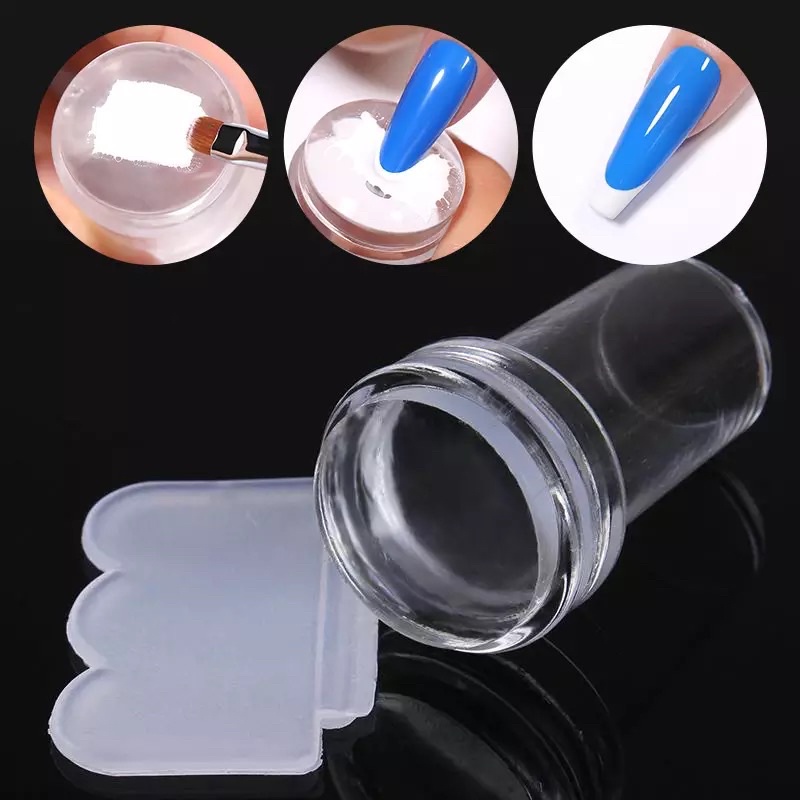 Con dấu silicon in hình lên móng tay - Con dấu in họa tiết móng tay tạo fench in hình Nail siêu HOT