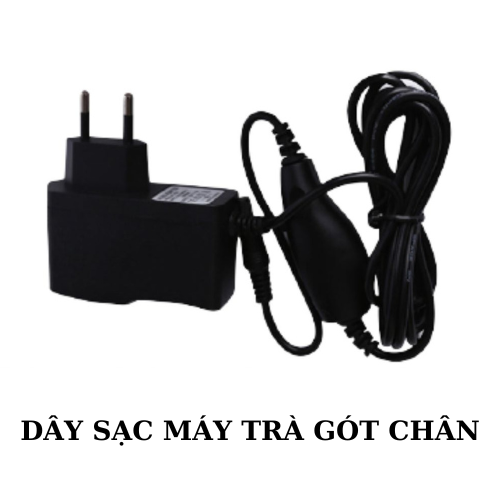 Sạc máy trà gót chân , Dây sạc máy mài gót chân có nút tăng chỉnh