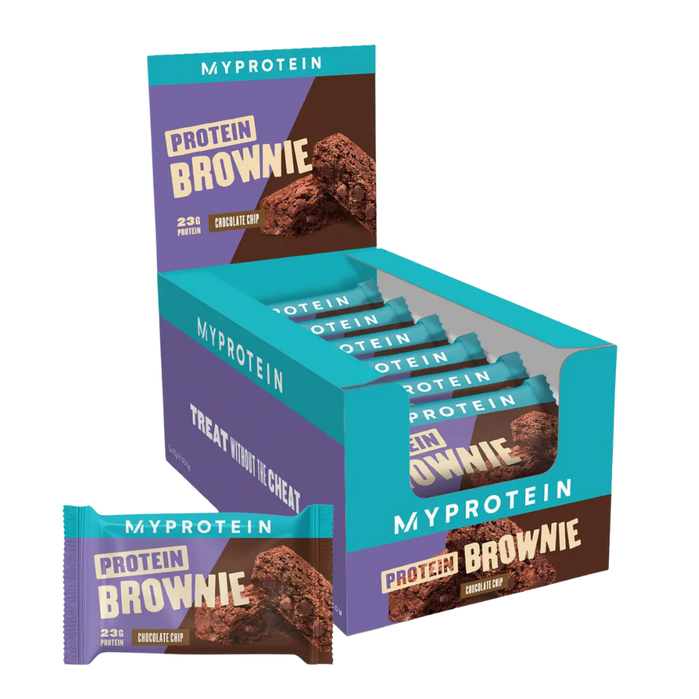 Bánh Protein Myprotein Chocolate Chip 900gr*12 Bánh/Bánh Protein Brownie Hiệu Nổi Tiếng Myprotein - Nhập Khẩu Anh Quốc