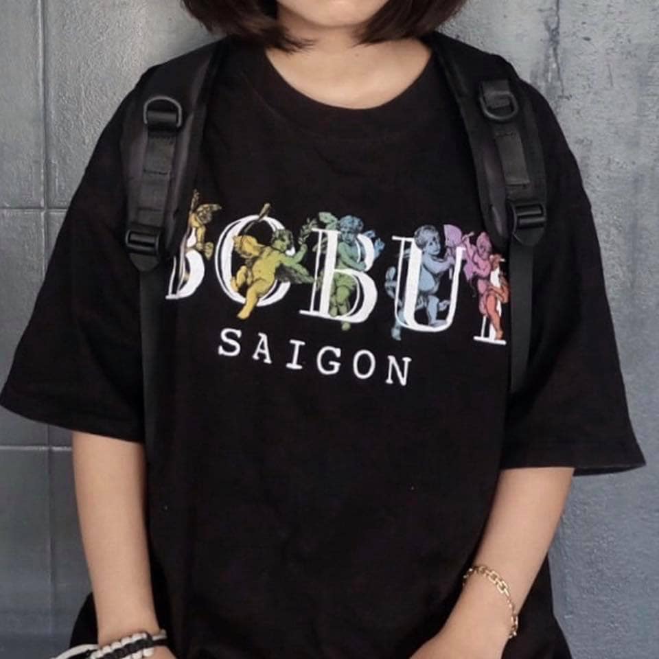 [YoloBoutique] ÁO THUN BOBUI UNISEX (ĐEN, VÀNG)