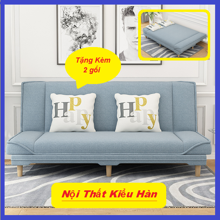 Ghế Sofa Hàn Quốc Kiêm Giường Nằm 1m80 Cao Cấp - Ghế Sofa Giường Đa Năng - Ghế Sofa Gấp Gọn Cao Cấp