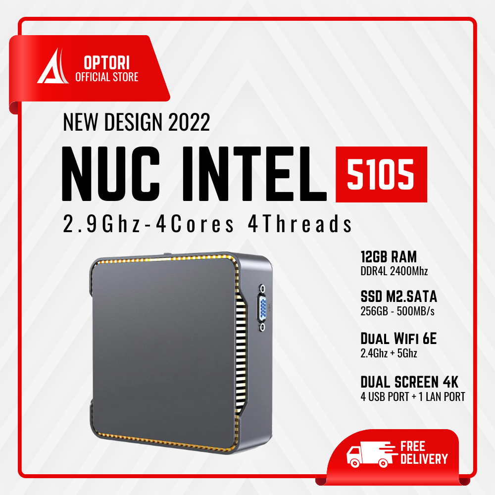 Máy tính để bàn – máy chủ server – mini pc – intel nuc nipogi pro intel n5105 ram 12gb + rom 256gb