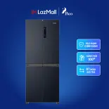 [GIAO HCM] Tủ lạnh Aqua Inverter 410 lít Multi Door AQR-M466XA(CBC)