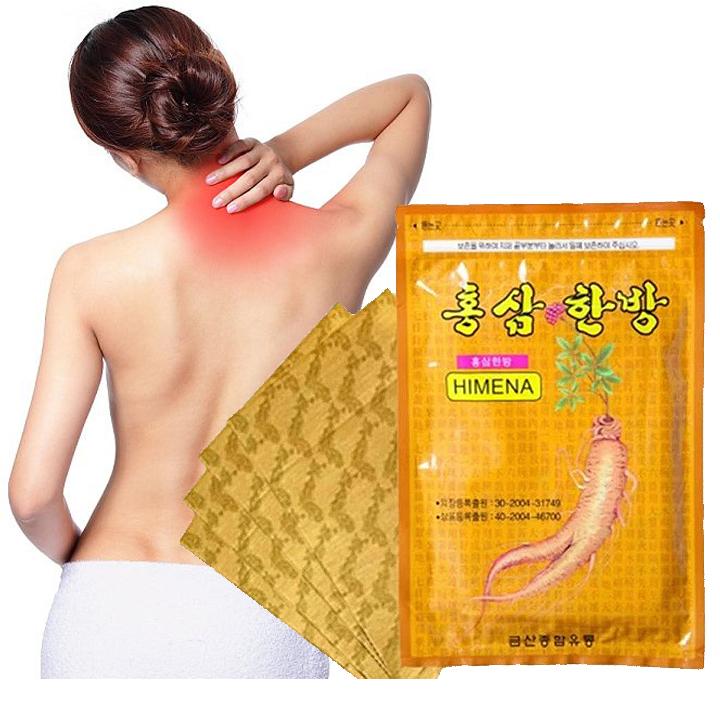 Cao dán hồng sâm gold insam giảm nhức mỏi 20 miếng