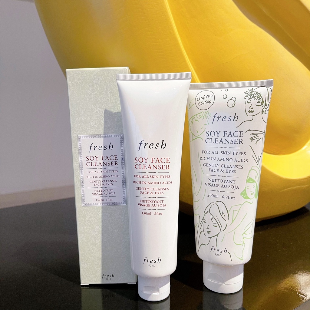 (CÓ VIDEO) Sữa Rửa Mặt Dịu Nhẹ & Cân Bằng Độ Ẩm Dành Cho Da Nhạy Cảm Fresh Soy Face Cleanser