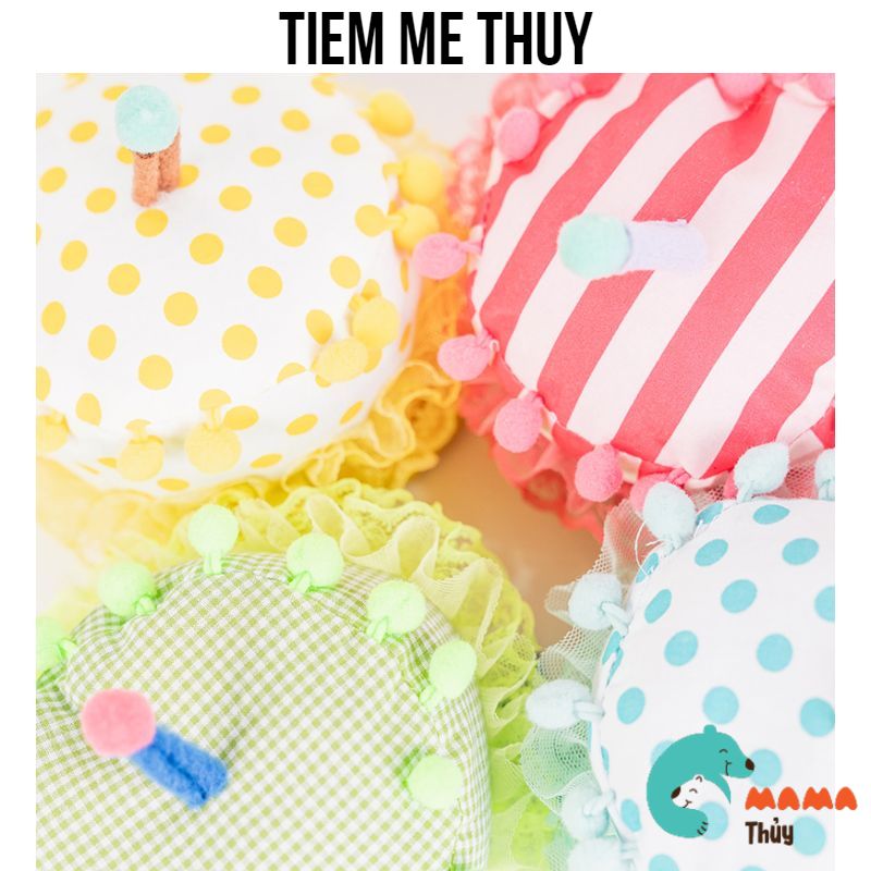 Cài bờm tóc hình bánh sinh nhật lớn