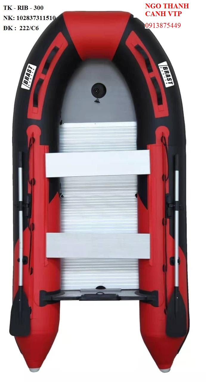 Xuồng phao bơm hơi đáy cứng tkrib270
