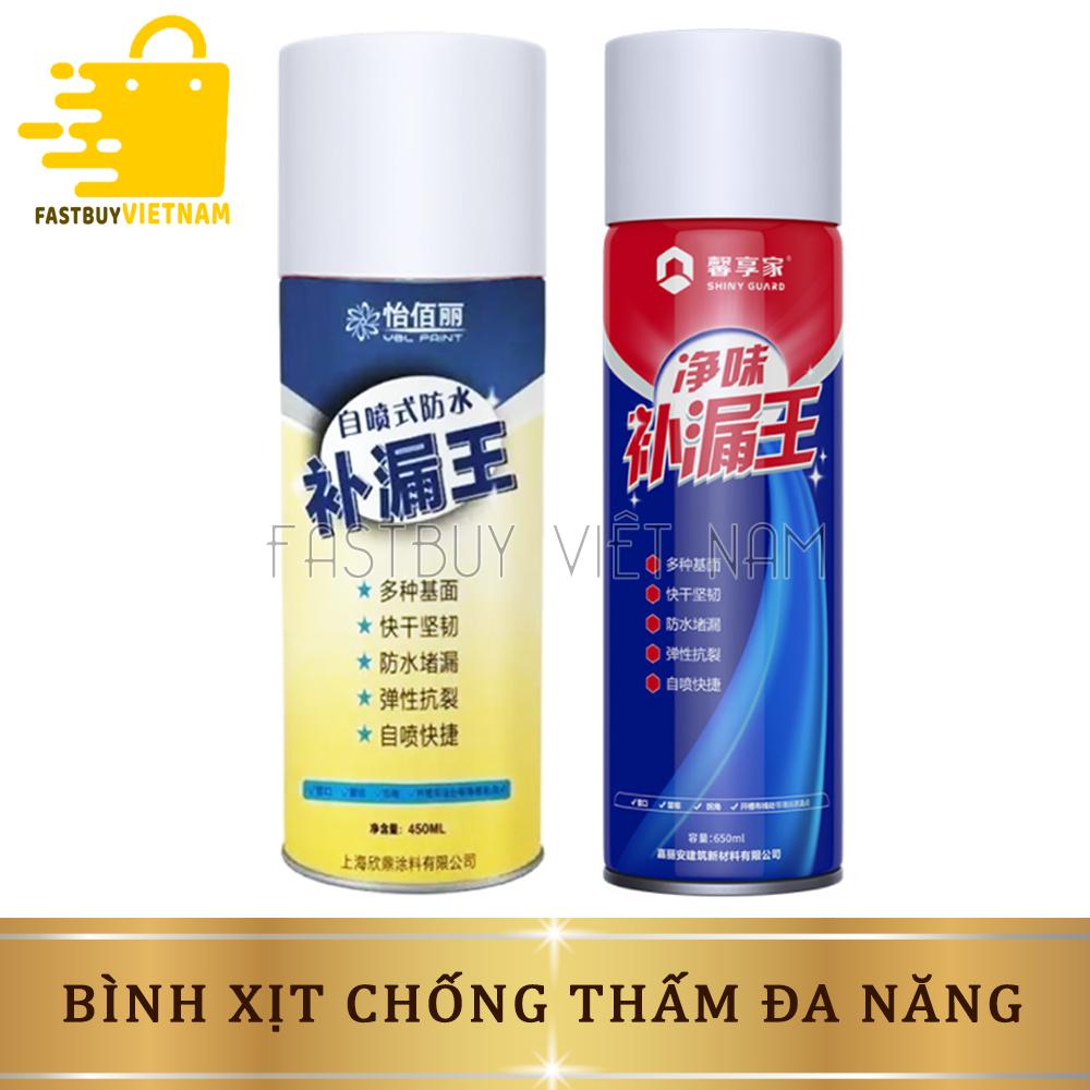 Bình Xịt Chống Thấm Đa Năng Công Nghệ Nano, Chai Sơn Ngăn Dột Nước Trần Sàn Mái Tôn, Cổ Ống Chân Tường Nhà Vệ Sinh