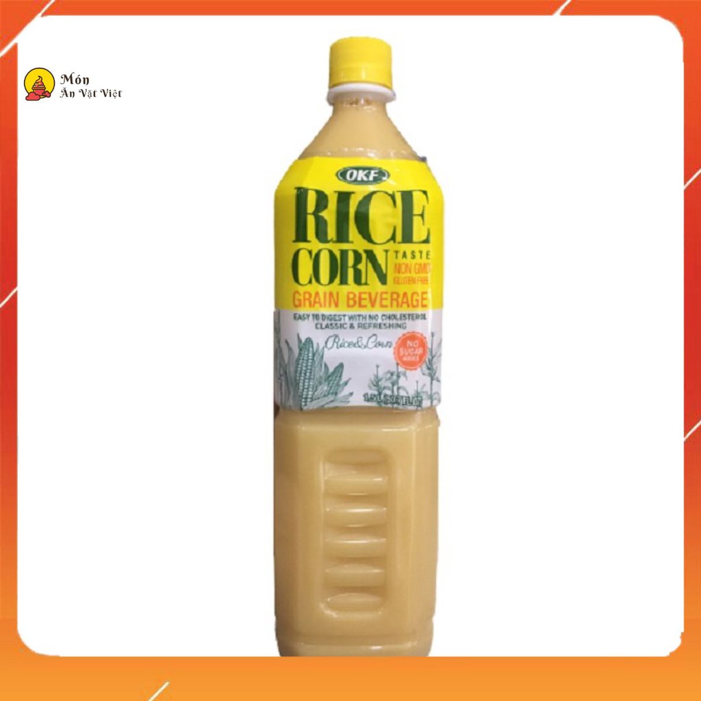 1,5l Sữa gạo bắp OKF Rice Corn nhập khẩu Hàn Quốc thơm ngon đặc biệt