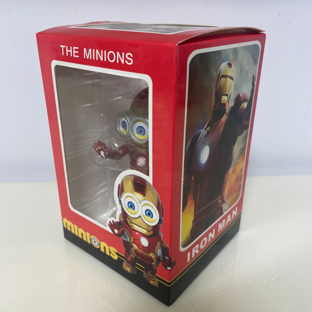 Mô hình Minion cosplay ironman, người nhện cực dễ thương