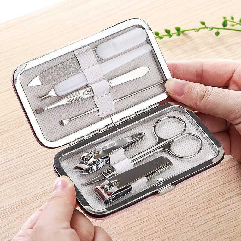 Bộ cắt móng tay họa tiết Mèo dễ thương 7 món