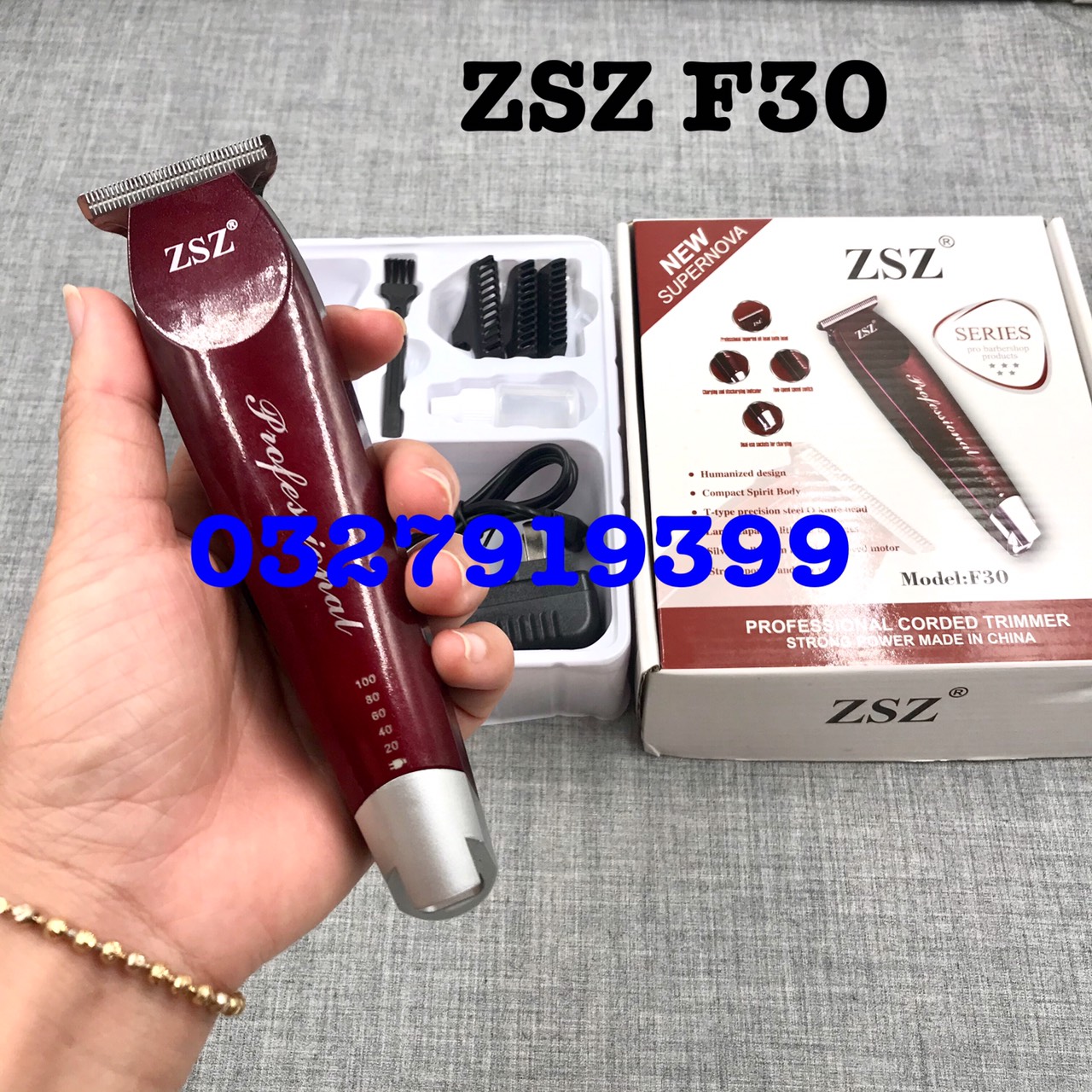 Tông đơ cạo viền cao cấp ZSZ F30