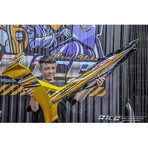 Tem sirius 110 vàng đen
