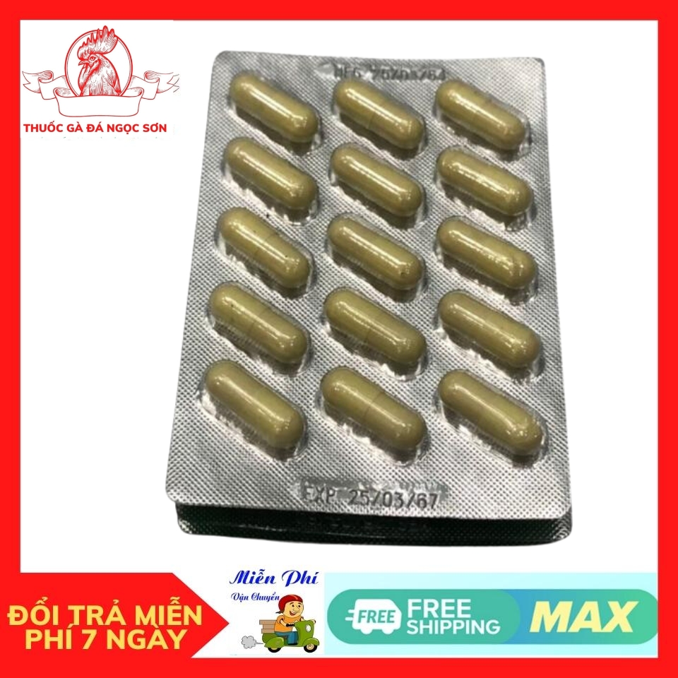 Gà chậm tiêu, ăn không tiêu gà chướng diều giúp gà ăn tốt ,tiêu hóa nhanh.hấp thụ chất dinh.kích thích miễn dịch đường ruột.natta thái lan 15viên