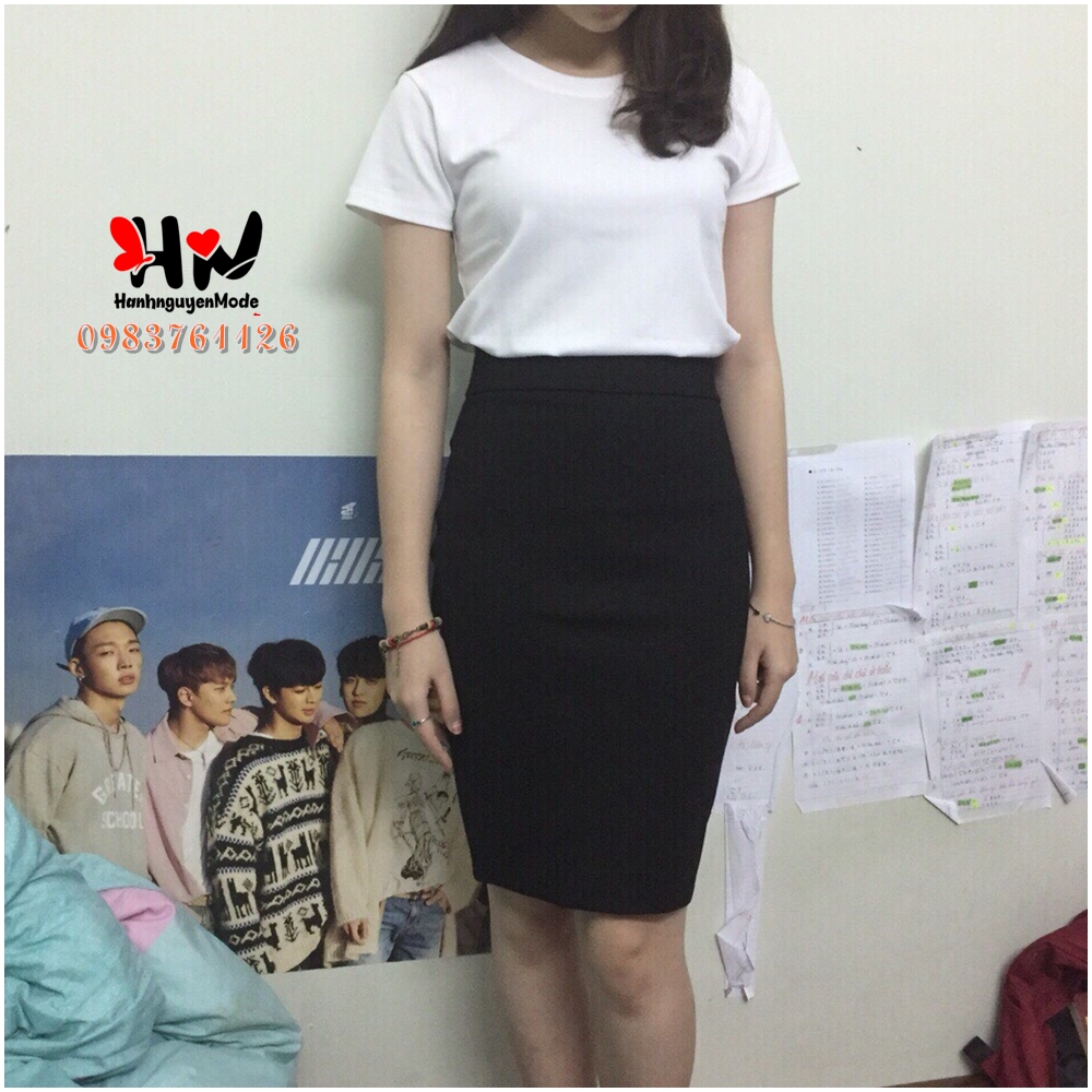 CHÂN VÁY BÚT CHÌ CÔNG SỞ VNXK - CHÂN VÁY CÔNG SỞ HÀNG XUẤT XỊN - CHÂN VÁY ĐẸP - hanhnguyenMode